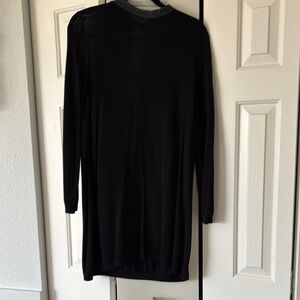 Elegant Black Long Sleeve Dress